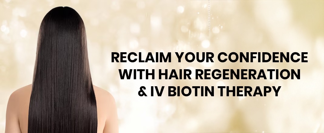 Reclaim Your Confidence with Hair Regeneration & IV Biotin Therapy